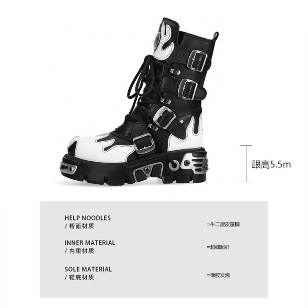 Fashion New Men's Flame Metal  - Guipure Lace Panel ulasan dan harga