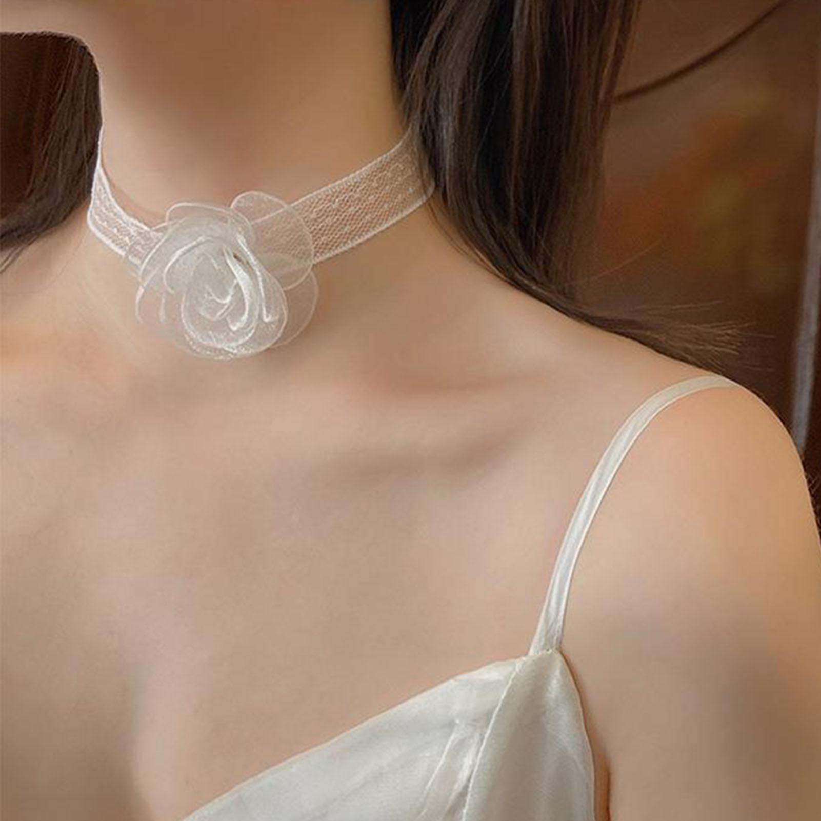 Lace Ribbon Tie Headband With  - Lace Ribbon Trim ulasan dan harga