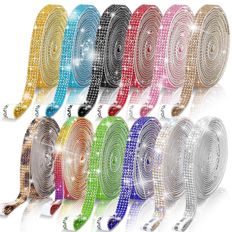 1Yard Self Adhesive Rhinestone - Hotfix Rhinestone Sheet ulasan dan harga