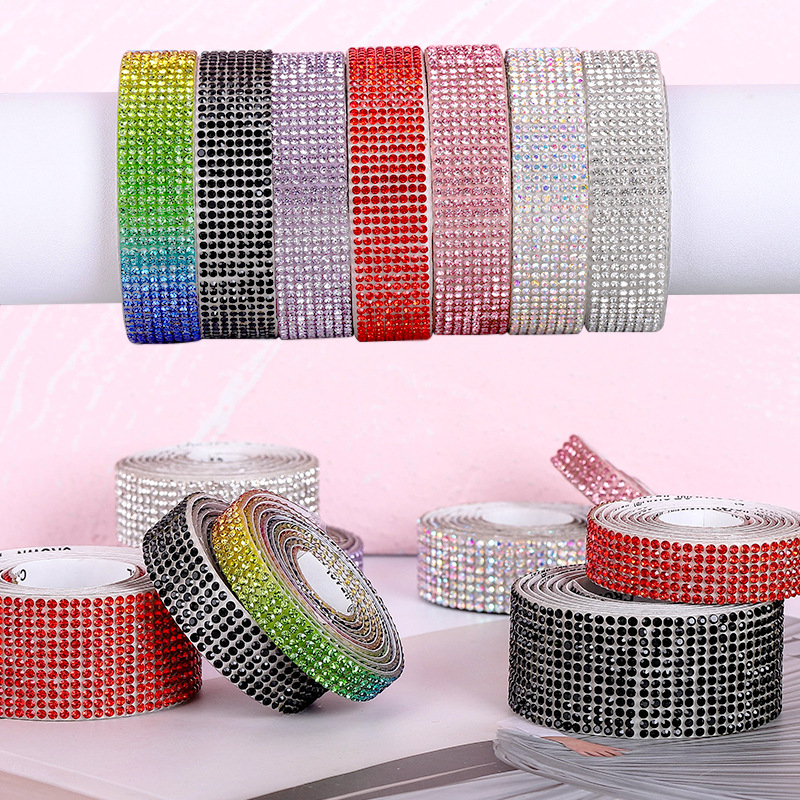 1Yard Self Adhesive Rhinestone - Hotfix Rhinestone Sheet ulasan dan harga