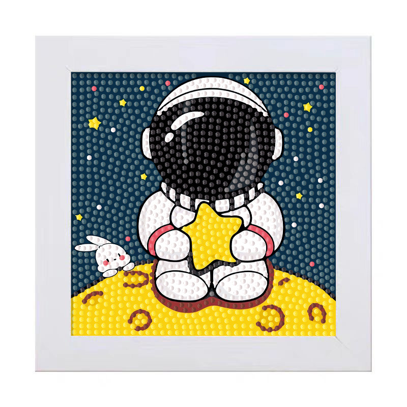 Keeppley Astronaut Crystal Dia - Embroidery Embellishments ulasan dan harga