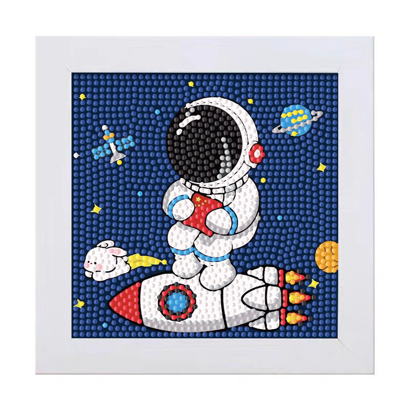 Keeppley Astronaut Crystal Dia - Embroidery Embellishments ulasan dan harga