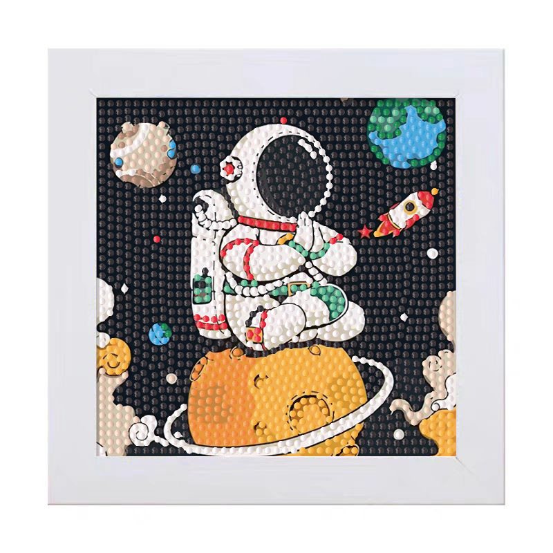 Keeppley Astronaut Crystal Dia - Embroidery Embellishments ulasan dan harga