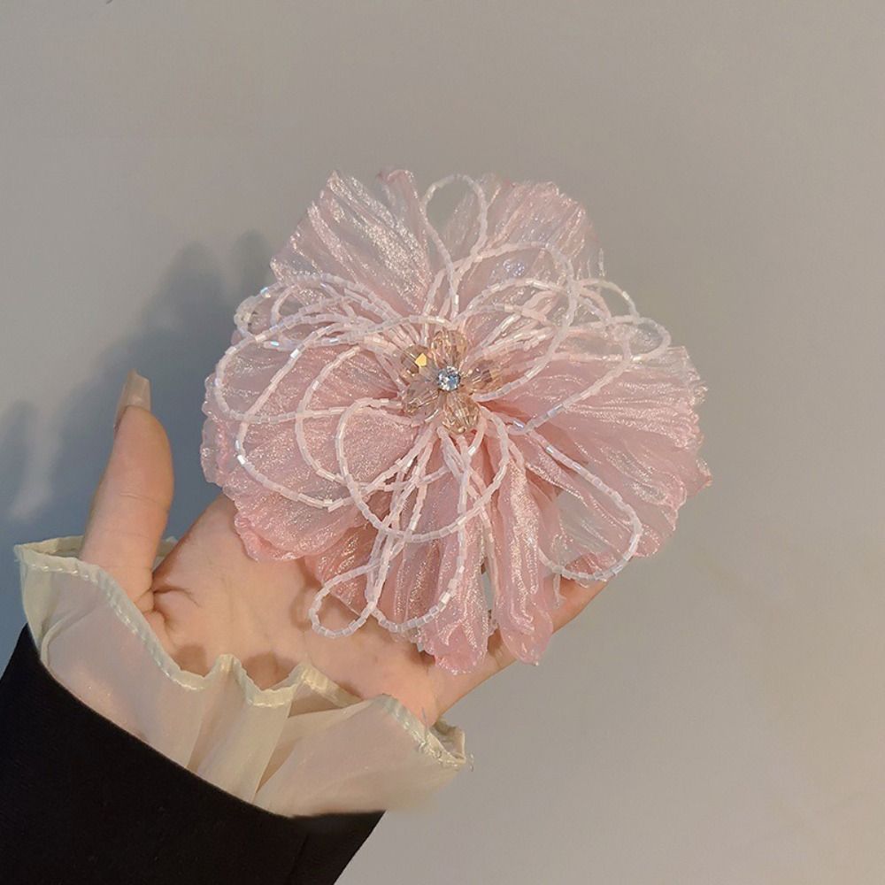 Organza Fabric Flower Patch Cr - Applique Patch Flower ulasan dan harga