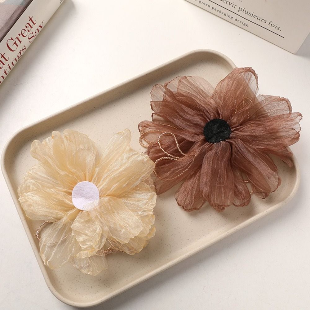 Organza Fabric Flower Patch Cr - Applique Patch Flower ulasan dan harga