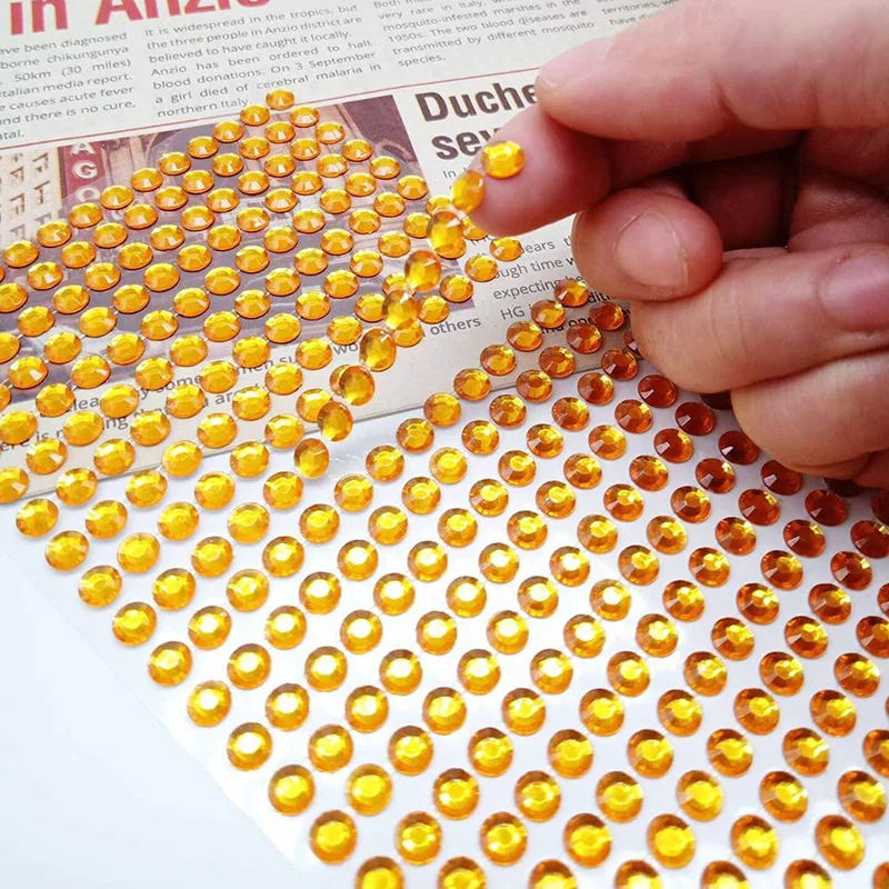 900/504Pcs Bling Acrylic Rhine - Embellishment Glue Craft ulasan dan harga