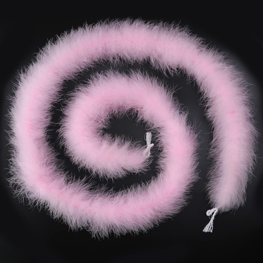 18g/22g/50g Fluffy Turkey Feat - Feather Trim Marabou ulasan dan harga