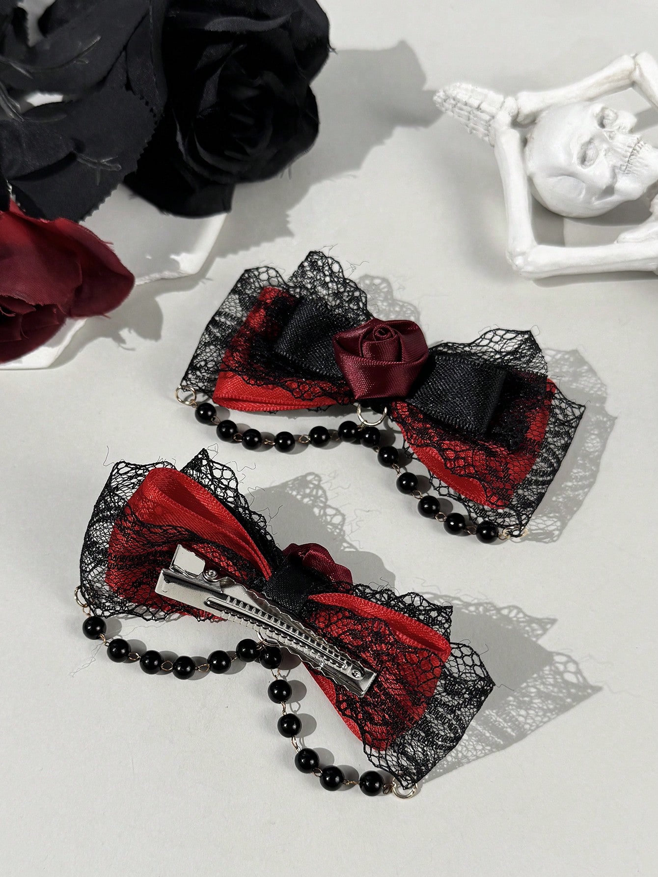 2-piece Gothic style lace ribb - Lace Ribbon Trim ulasan dan harga
