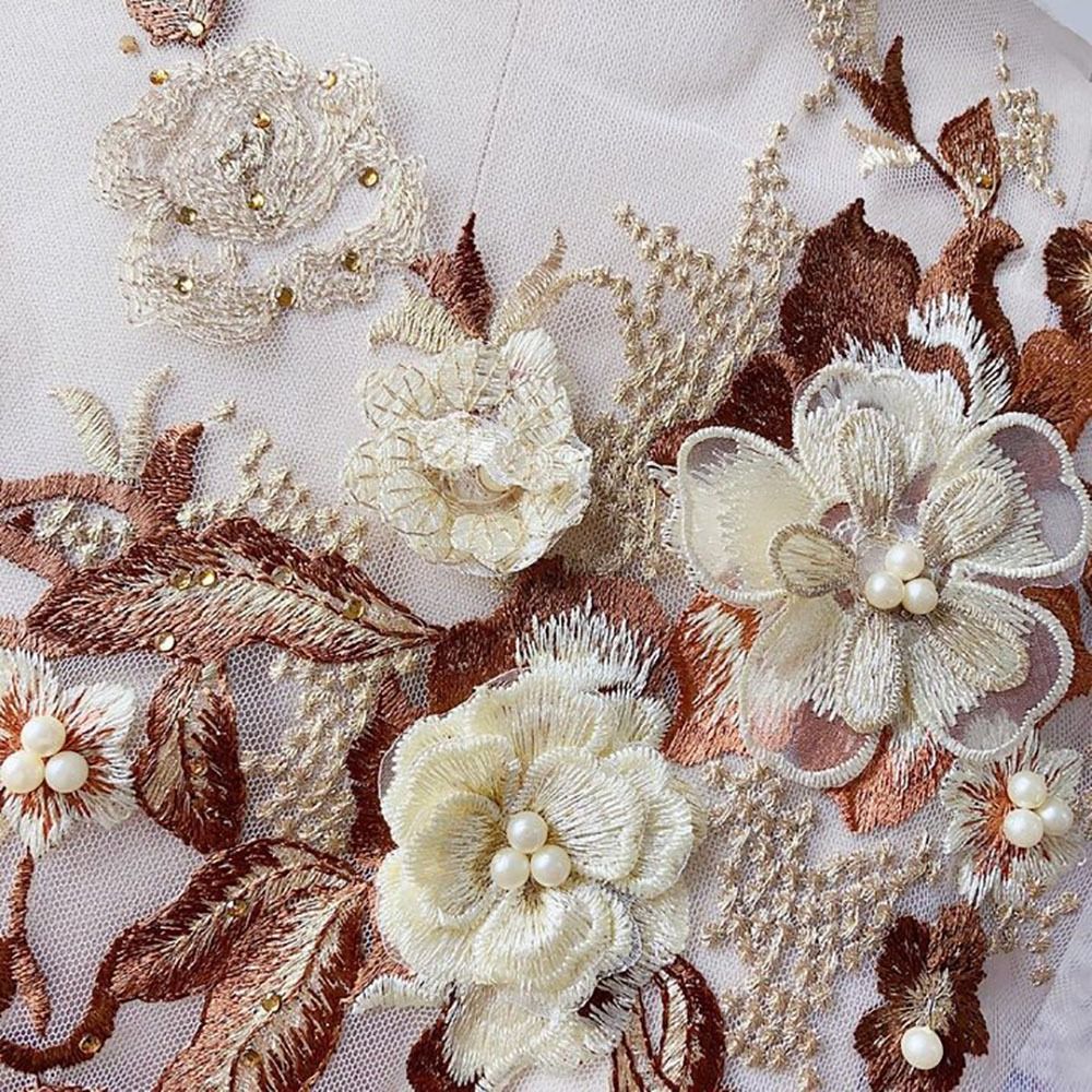 Fashion Elegant Colorful Sequi - Applique Patch Flower ulasan dan harga