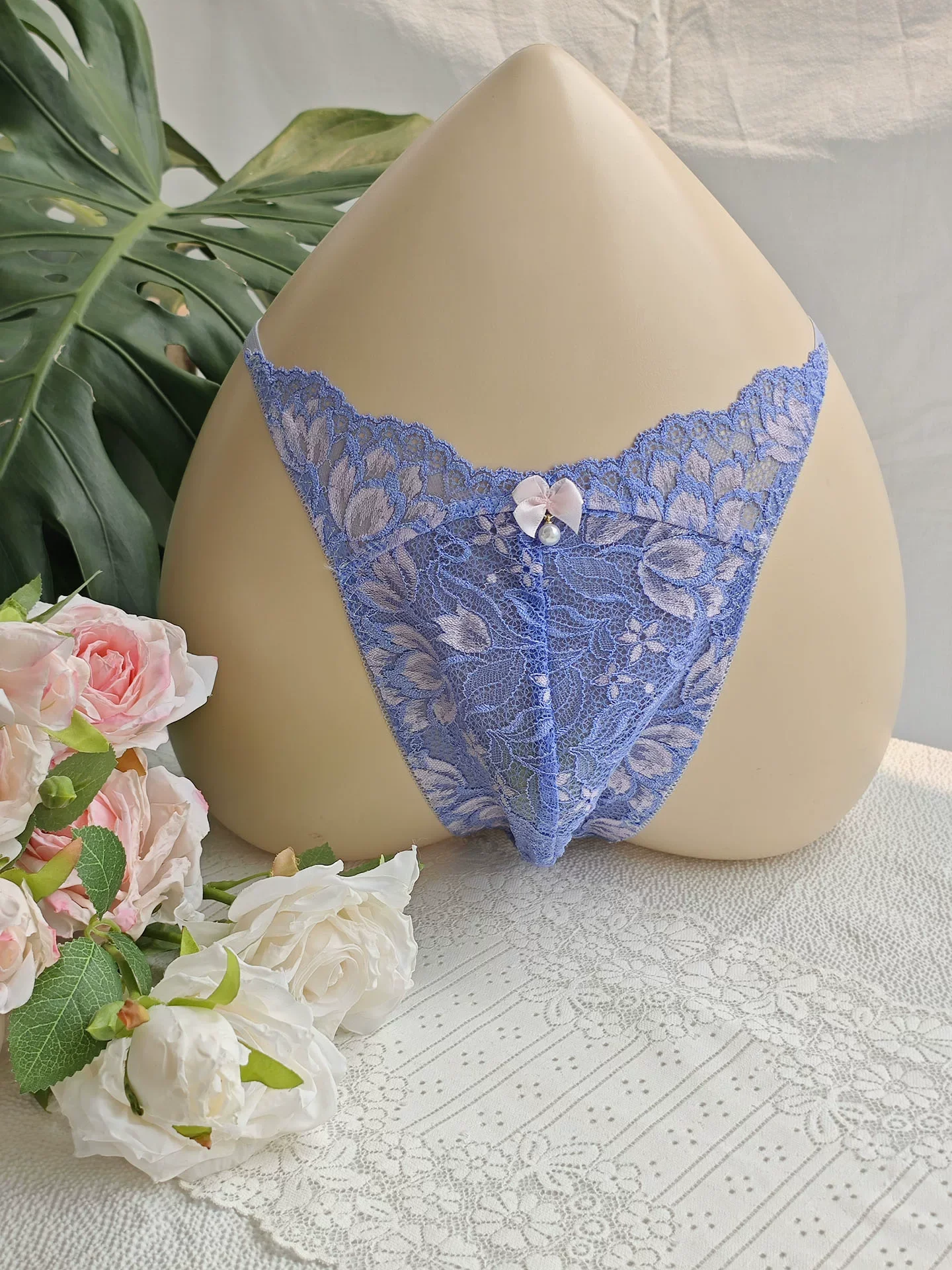 Black Lace Man's T-brief Embro - Embroidery Embellishments ulasan dan harga