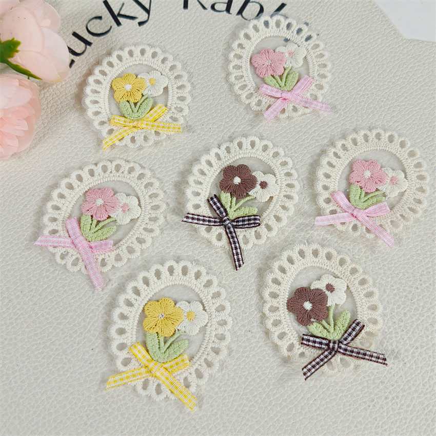 10PCS New Spring Summer Fresh  - Applique Patch Flower ulasan dan harga