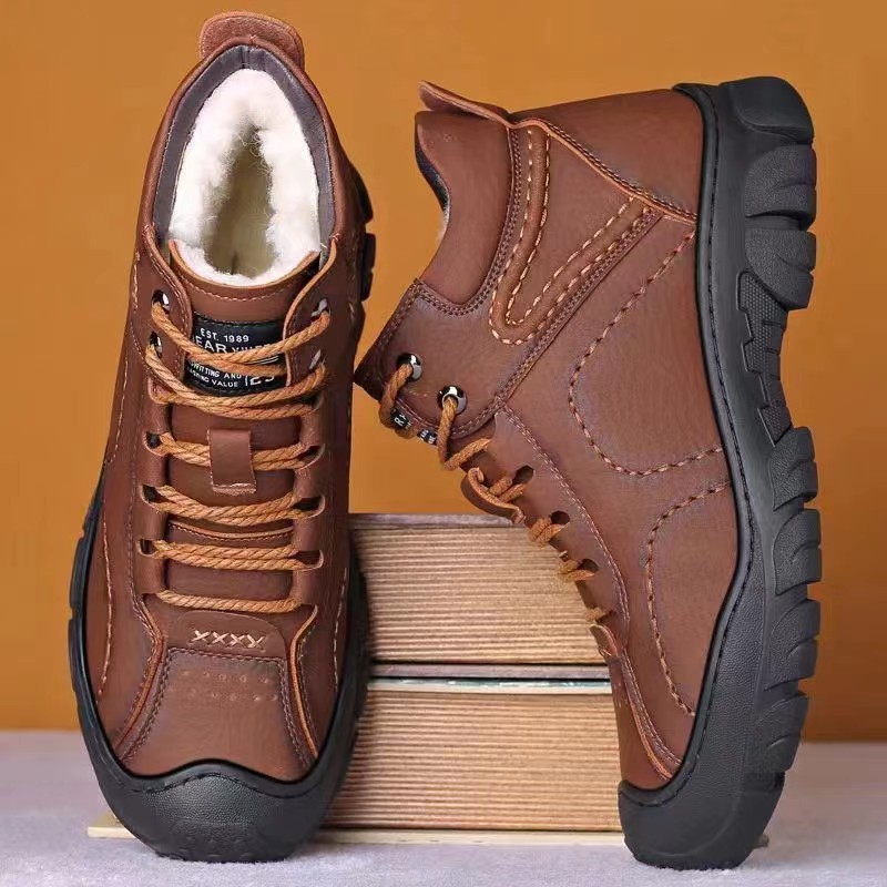 Men's Boots Lace Up Ankle Boot - Guipure Lace Panel ulasan dan harga