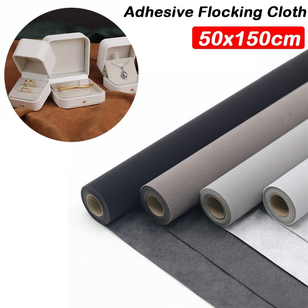 50x150cm Self Adhesive Velvet  - Velvet Ribbon Roll ulasan dan harga
